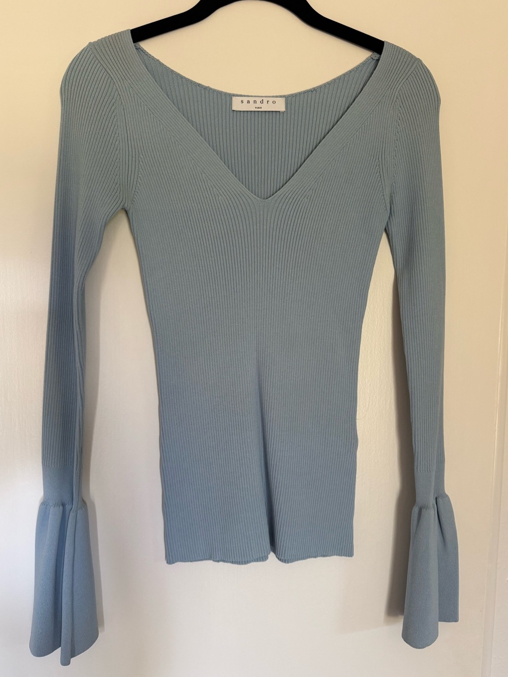 Sandro Sky Blue Sweater